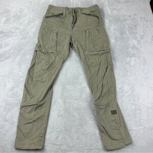 G-Star RAW Green Zip PKT 3D Skinny Cargo Pants Men’s Size 31 x 34 US
